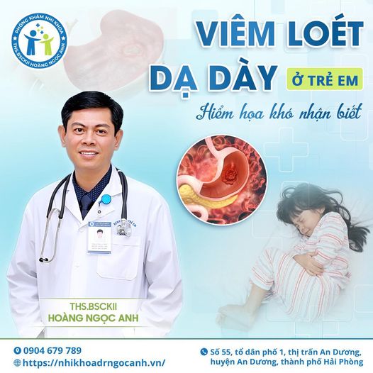 viêm loét dạ dạy trẻ em