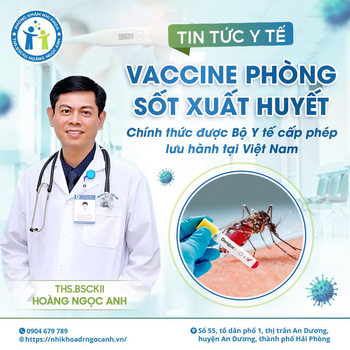 Vaccine phòng sốt xuất huyết đã được cấp phép tại Việt Nam